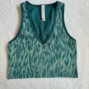 Athleta Aurora Seamless Crop Rib Tank - Small